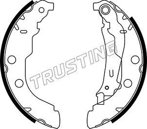 Trusting 079.189 - Комплект тормозных колодок, барабанные autospares.lv