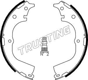 Trusting 115.294 - Комплект тормозных колодок, барабанные autospares.lv