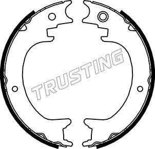 Trusting 110.339 - Комплект тормозов, ручник, парковка autospares.lv