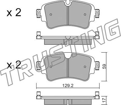 Jurid 573629J-D - Тормозные колодки, дисковые, комплект autospares.lv