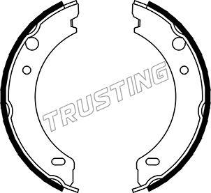 Trusting 127.271 - Комплект тормозов, ручник, парковка autospares.lv