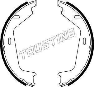 Trusting 127.273 - Комплект тормозов, ручник, парковка autospares.lv