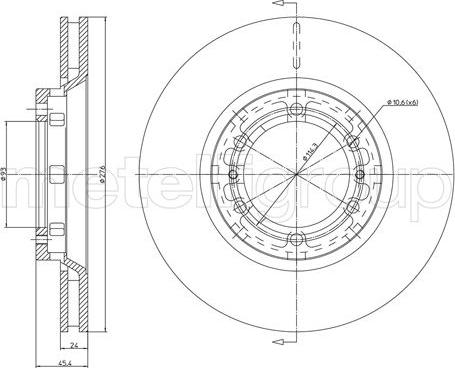 Trusting DF900 - Тормозной диск autospares.lv