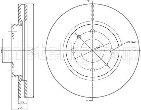 Trusting DF989 - Тормозной диск autospares.lv