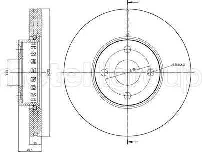 Trusting DF934 - Тормозной диск autospares.lv