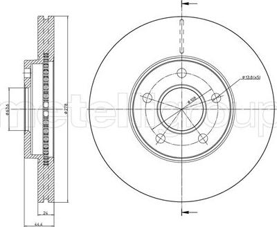 Trusting DF921 - Тормозной диск autospares.lv