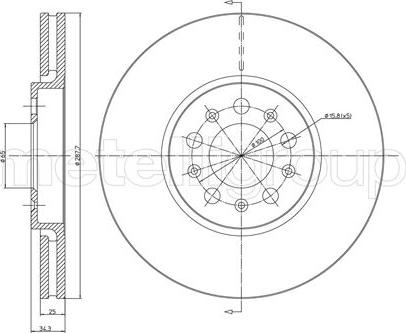 Trusting DF468 - Тормозной диск autospares.lv