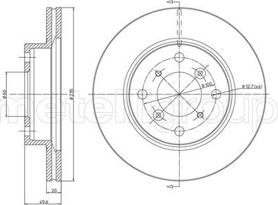 Trusting DF477 - Тормозной диск autospares.lv