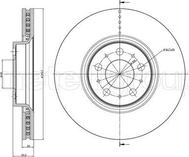 Trusting DF548 - Тормозной диск autospares.lv