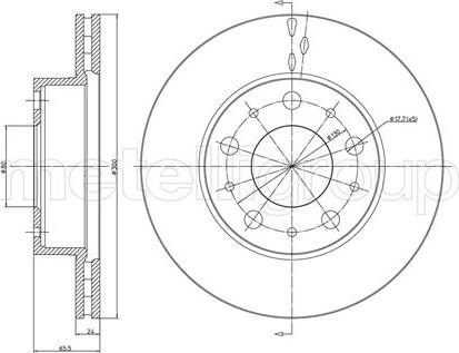 Trusting DF547 - Тормозной диск autospares.lv