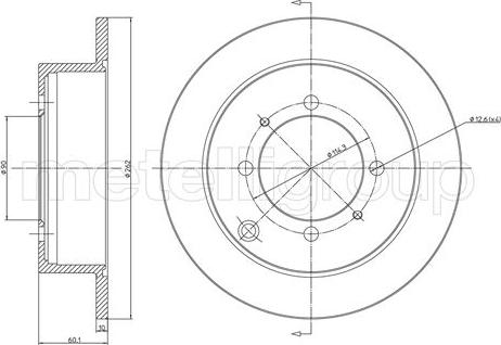 Trusting DF691 - Тормозной диск autospares.lv