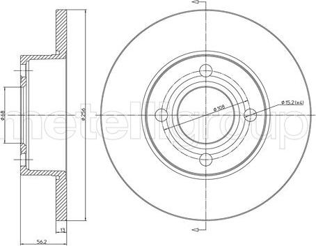 Trusting DF630 - Тормозной диск autospares.lv