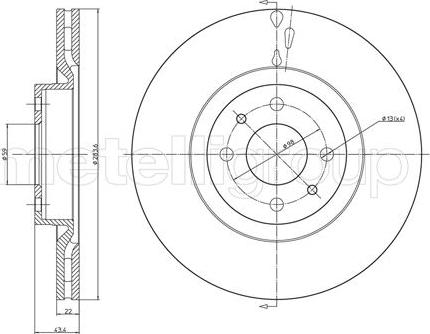 Trusting DF671 - Тормозной диск autospares.lv