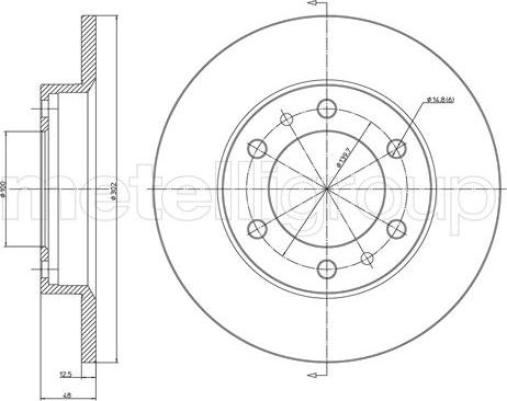 Trusting DF067 - Тормозной диск autospares.lv