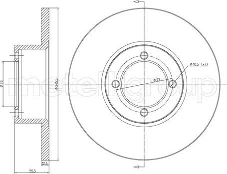 Trusting DF024 - Тормозной диск autospares.lv