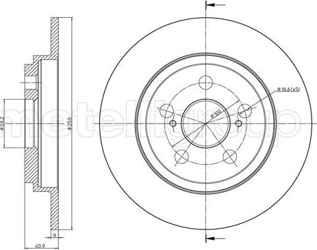 Trusting DF1441 - Тормозной диск autospares.lv