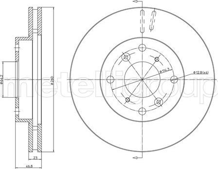 Trusting DF1511 - Тормозной диск autospares.lv