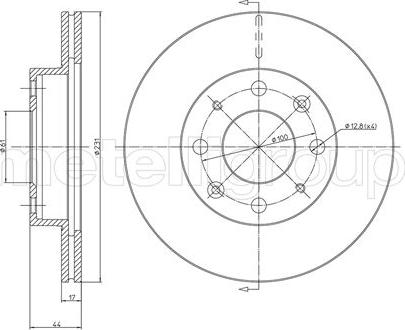 Trusting DF1582 - Тормозной диск autospares.lv