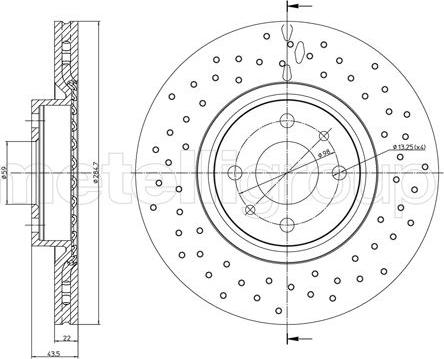 Trusting DF1660 - Тормозной диск autospares.lv