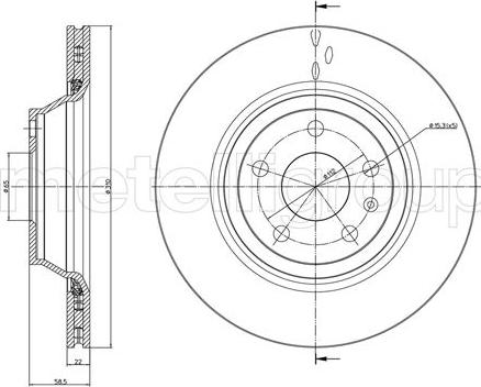 Trusting DF1608 - Тормозной диск autospares.lv