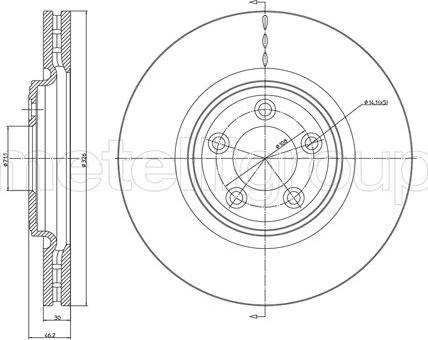 Trusting DF1689 - Тормозной диск autospares.lv