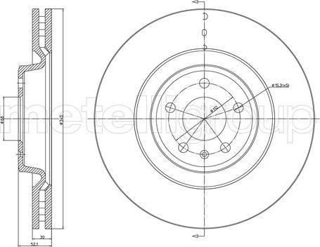 Trusting DF1634 - Тормозной диск autospares.lv