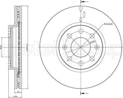 Trusting DF1081 - Тормозной диск autospares.lv