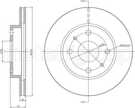 Trusting DF103 - Тормозной диск autospares.lv