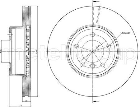 Trusting DF1076 - Тормозной диск autospares.lv