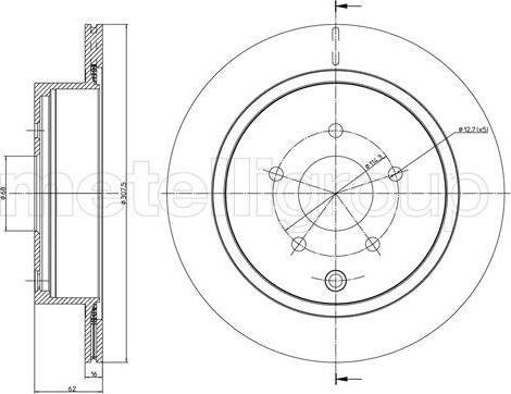 Trusting DF1193 - Тормозной диск autospares.lv