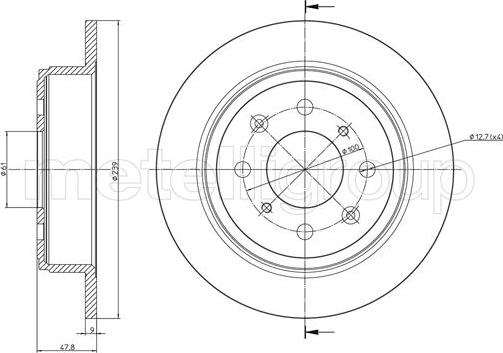 Trusting DF113 - Тормозной диск autospares.lv