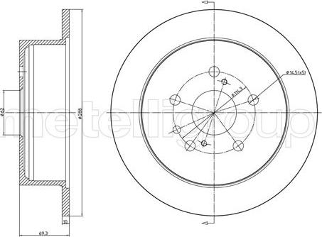 Trusting DF1126 - Тормозной диск autospares.lv