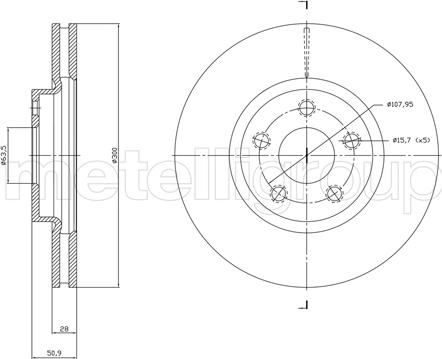 Trusting DF1834 - Тормозной диск autospares.lv