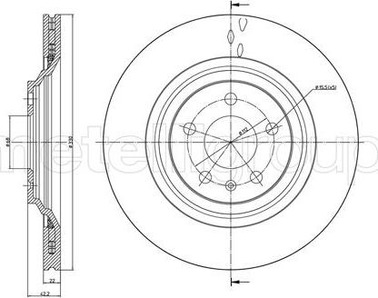 Trusting DF1397 - Тормозной диск autospares.lv