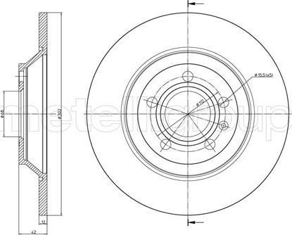 Trusting DF1318 - Тормозной диск autospares.lv