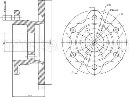 Trusting DF1332 - Тормозной диск autospares.lv