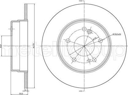 Trusting DF133 - Тормозной диск autospares.lv