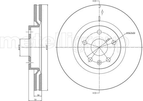 Trusting DF1376 - Тормозной диск autospares.lv