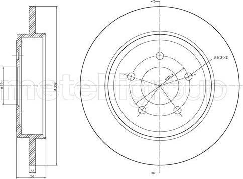 Trusting DF1297 - Тормозной диск autospares.lv