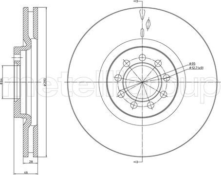 Trusting DF1252 - Тормозной диск autospares.lv