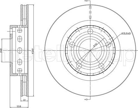 Trusting DF1212 - Тормозной диск autospares.lv