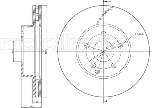 Trusting DF1234 - Тормозной диск autospares.lv