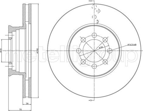 Trusting DF1229 - Тормозной диск autospares.lv