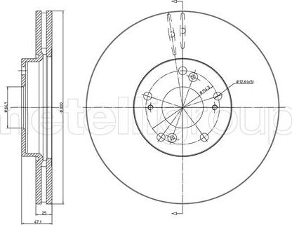 Trusting DF1279 - Тормозной диск autospares.lv