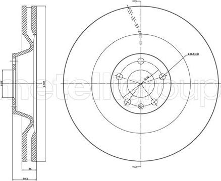 Trusting DF1274 - Тормозной диск autospares.lv