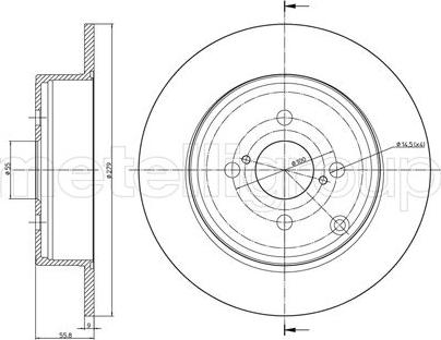 Trusting DF868 - Тормозной диск autospares.lv