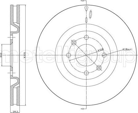 Trusting DF812 - Тормозной диск autospares.lv