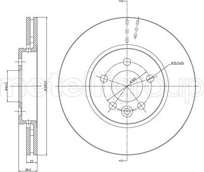 Trusting DF823 - Тормозной диск autospares.lv