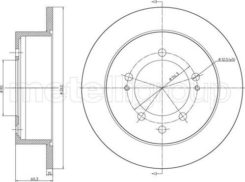 Trusting DF341 - Тормозной диск autospares.lv