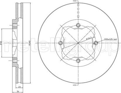 Trusting DF355 - Тормозной диск autospares.lv